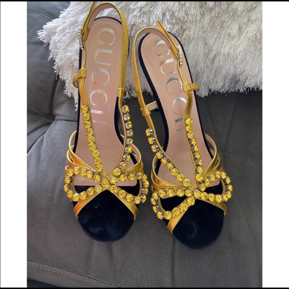 💥100% Authentic Guarantee Gucci leather upper and sole sandals